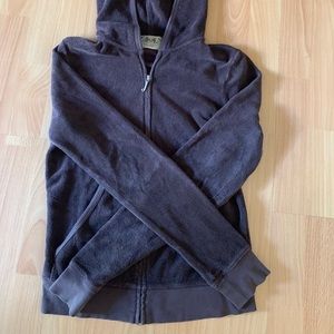 Brown Juicy Couture Terry Zip Up